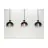 Eglo Lampa Wisząca Oilella Stal Czarny Złoty | IP20 - Nadaje Się Do 3x E27 